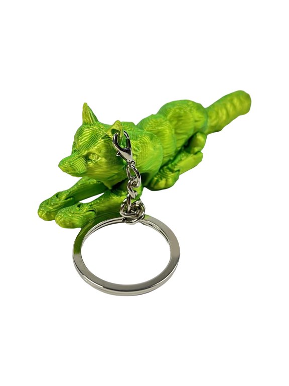 Multiple Joint 3D Wolf Keychain Portable and Easy to Carry for Creative Gifts and Decorations Household Daily Use