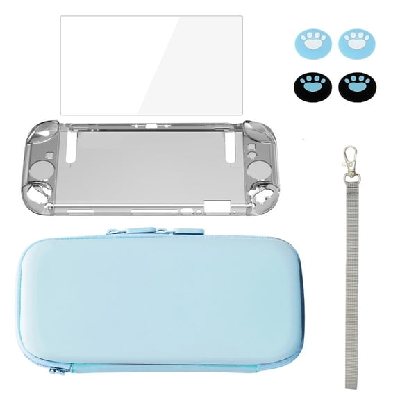 Multiple Layer Protective Case Ergonomic Controller Skin Waterproof Screen Guard Joystick Covers Pack Suitable for NSW2