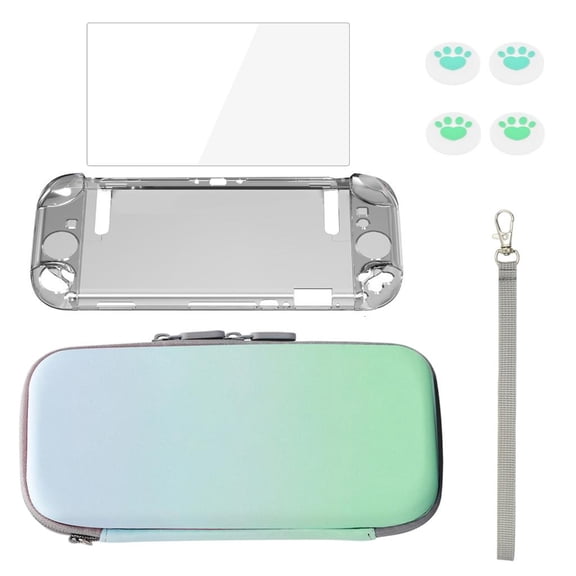Multiple Layer Protective Case Ergonomic Controller Skin Waterproof Screen Guard Joystick Covers Pack Suitable for NSW2