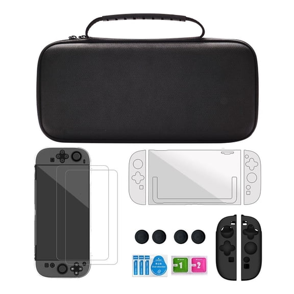 Multiple Layer Protective Case Ergonomic Controller Skin Waterproof Screen Guard Joystick Covers Pack Suitable for NSW2