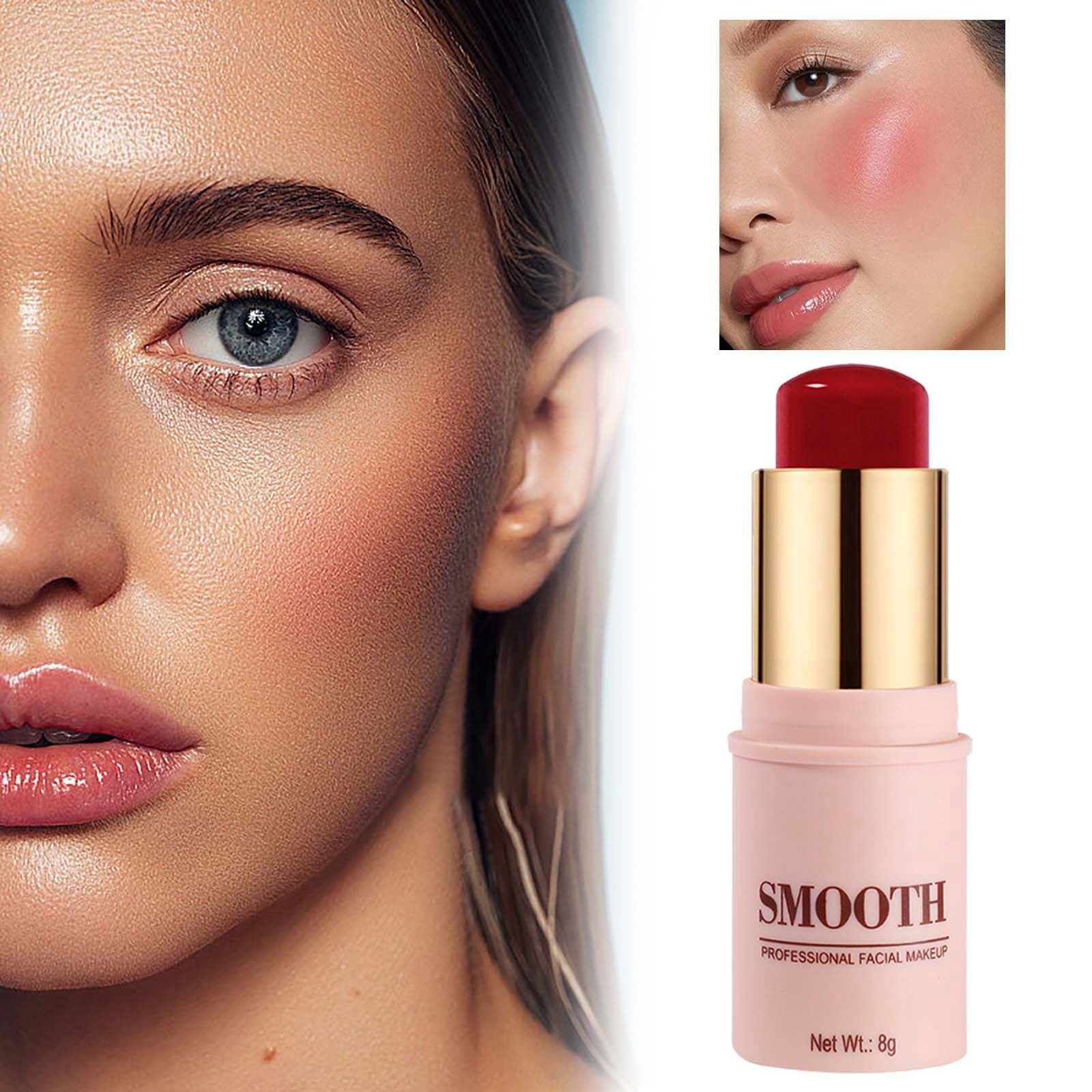 Multiple Makeup ChangesFace Stick Powder Blusher Stick Six Color Rouge ...