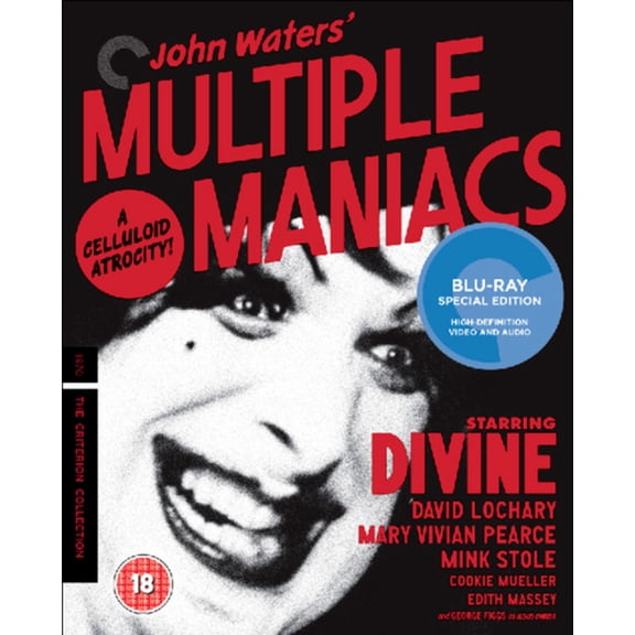 Multiple Maniacs - The Criterion Collection (Blu-ray) Divine Edith Massey Mink Stole Susan Lowe
