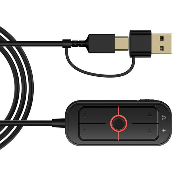 Multiple Modes USB Sound Card 7.1 Channel for Gamers and Audiophiles with Easy Switches Functionality
