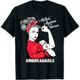 thumbnail image 1 of Multiple Myeloma Warrior Unbreakable T-Shirt Awareness Gift T-ShirtMen and women, Black T-shirt, size: Extra large, 1 of 4