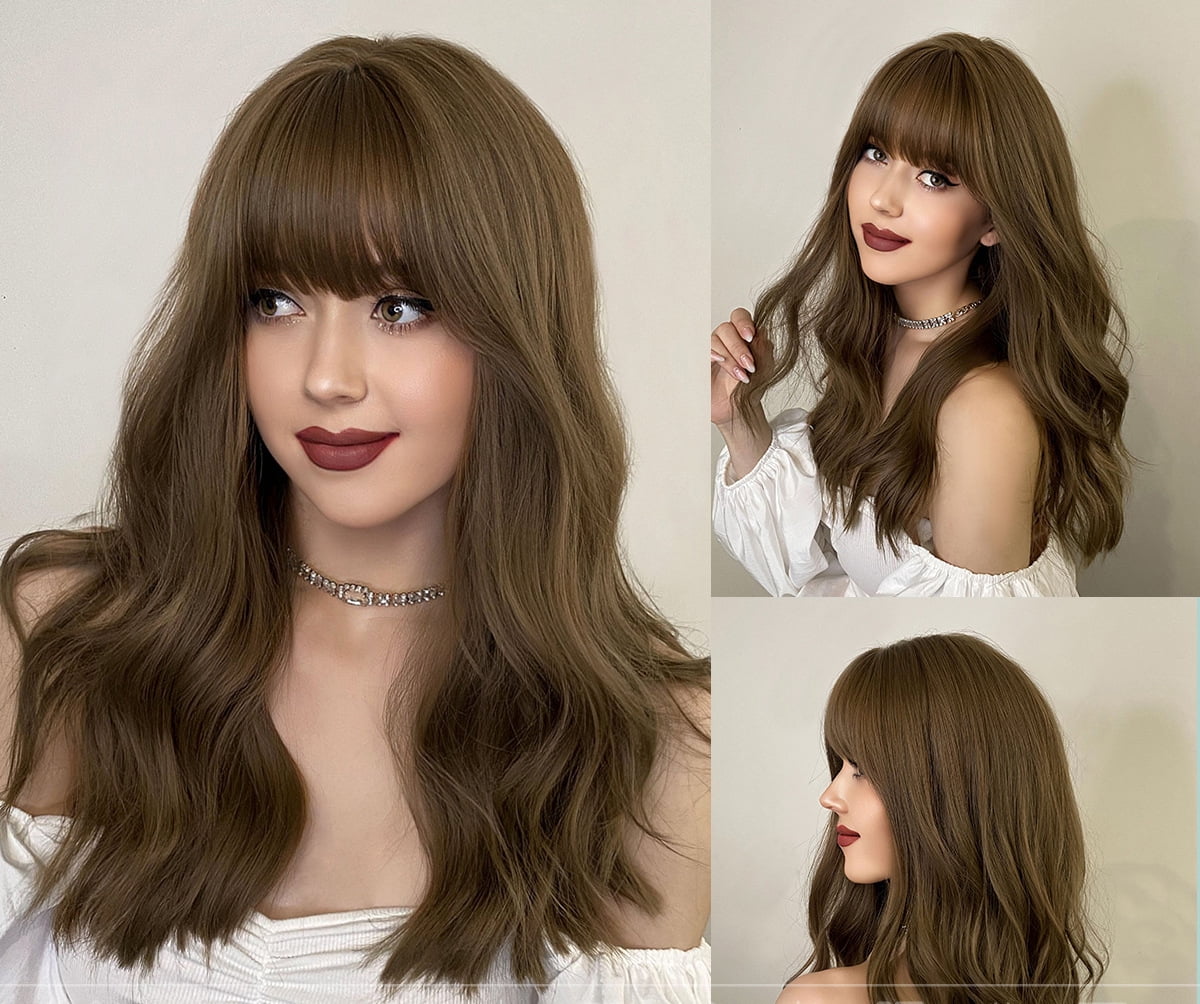 | Multiple Options | Cross-Border European and American Style Wig Long Curly Hair Female Bangs Big Wave Chemical Fiber Full-Head Wig Wig Wholesale