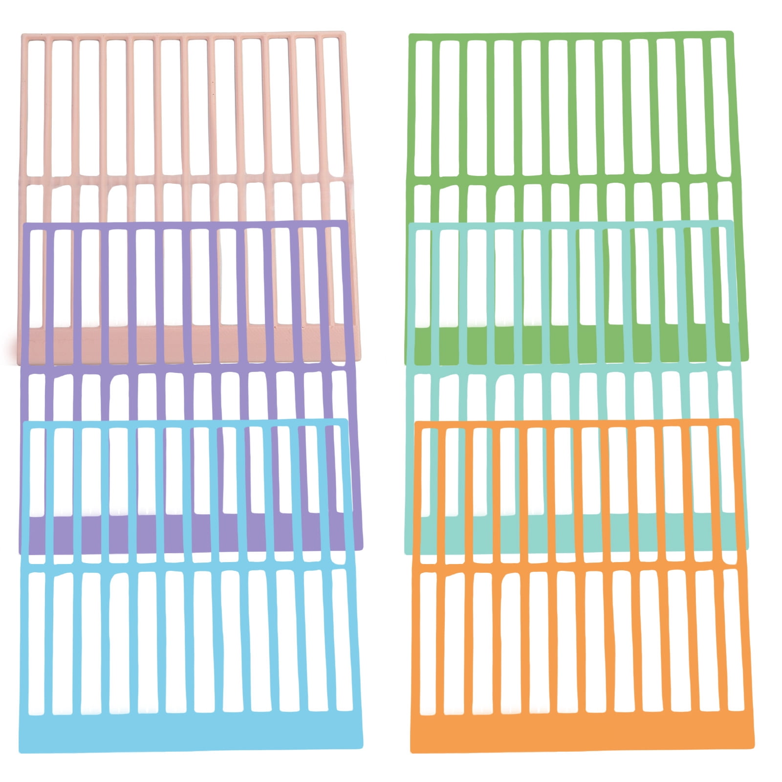 Multiple Backings Multiple Pack Time Saving Plastic Rulers Guide For Seamlessly ...