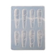 thumbnail image 1 of Multiple Pattern Silicone Stencils Raised Nails Art Embellishments Floral Lace Bowknot Designs Jewelry Making Tools, 1 of 9
