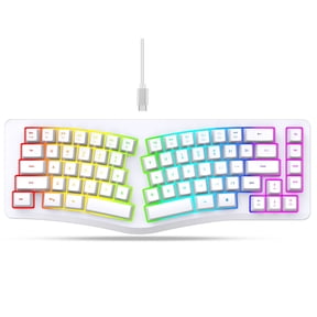 Multiple Platform Rgbs Backlit Keyboards 69 Ergonomic Key Etcheds Keycaps 25 Key Rollover Function Quiet Operations For Shared Space
