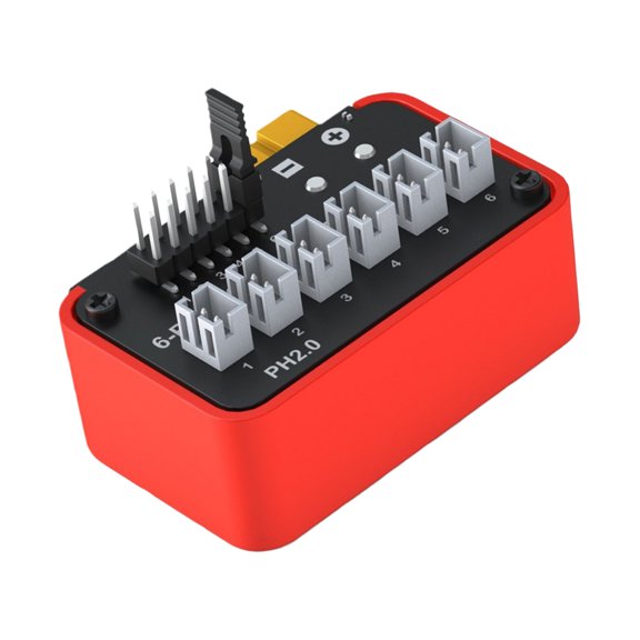 Multiple Port Charging Hub Module BT2.0 PH2.0 For Supports 6 Cells Simultaneously