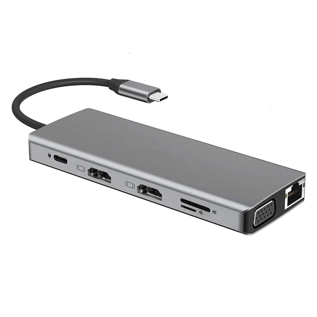 Multiple Port USB C Hubs With Ethernet Port Full Resolution Video ...