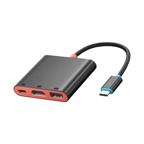 Multiple Port USB CREATE Dock Combined 4K USB A Aluminum Link Change Compatible Notebook Connection Thin Transportable Immediate Arrange