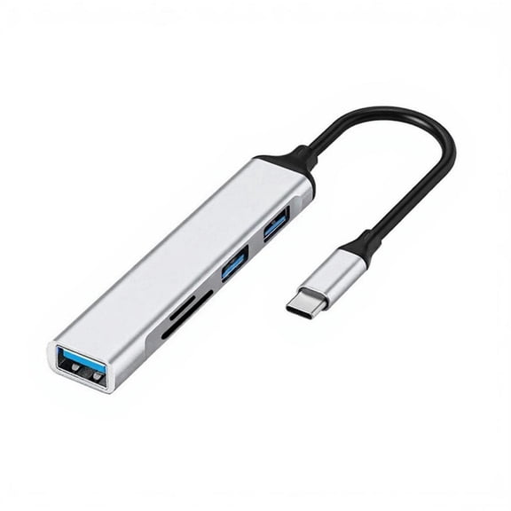 Multiple Port USB3.0 Expander USB Docking Station Featuring Small Card Reader And Metal Housing Case