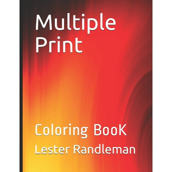 Multiple Print: Coloring BooK, (Paperback)