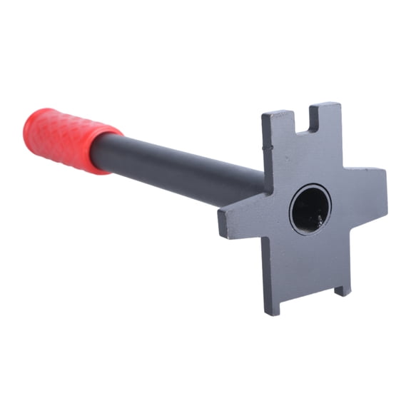 Multiple Purpose 55 Gallon Drum Wrench with 10x9.7cmHead Manual Oil Tanks Opening Wrench Comfortable Grip Handle