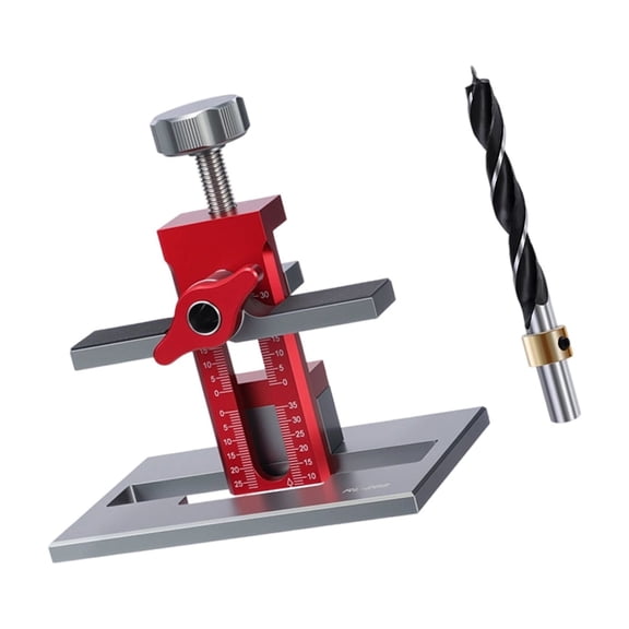 Multiple Purpose Cabinet Door Mounting Aid Highlighting Accuracy Drilling Cavities And Secure Clamping Structure