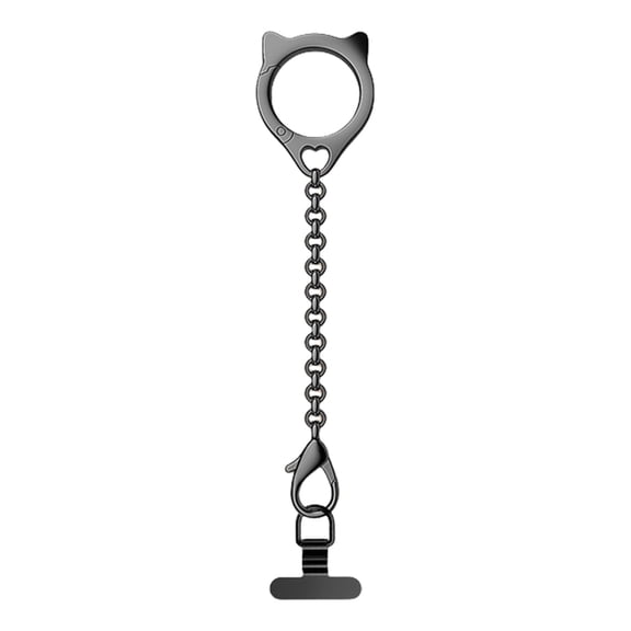 Multiple Purpose Metal Phone Grip Straps with Not Loss Security Hook for Travel Use