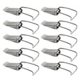 thumbnail image 1 of Multiple Purpose Steel Clasps 10PCS High Load Capacity Rustproof Designs Reinforced Metal Hasp Latches Simple Installation, 1 of 8