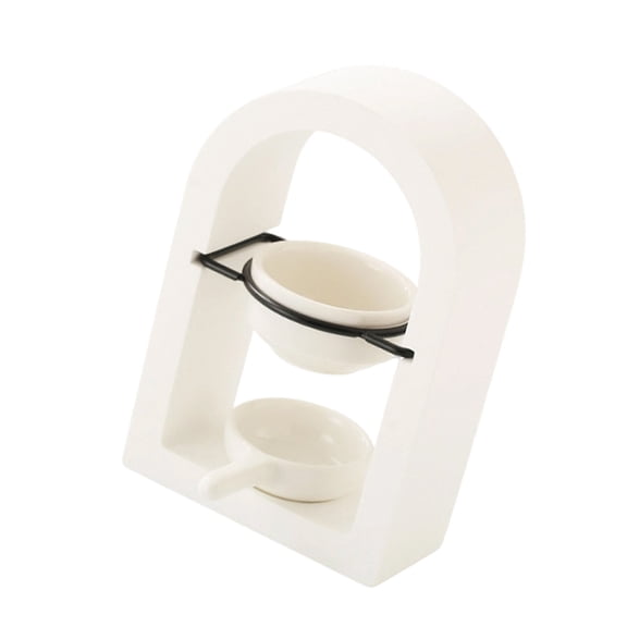 Multiple Purpose White Ceramic Diffuser With Layered Functionality For Home Use