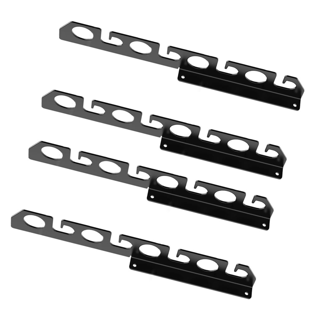 Multiple Rod Holder Wall Mounted Organizers Durable Acrylic Structure ...