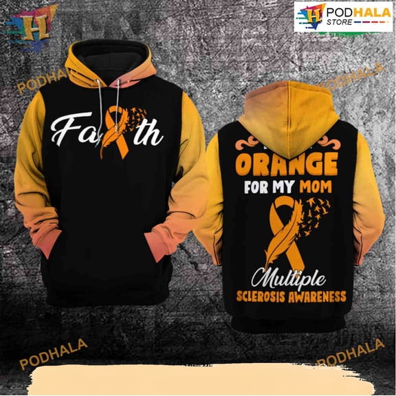 Multiple Sclerosis Awareness All Over Printed 3D Hoodie T-Shirt