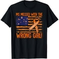 thumbnail image 1 of Multiple Sclerosis Awareness Ms Messed With The Wrong Girl T-Shirt, 1 of 4