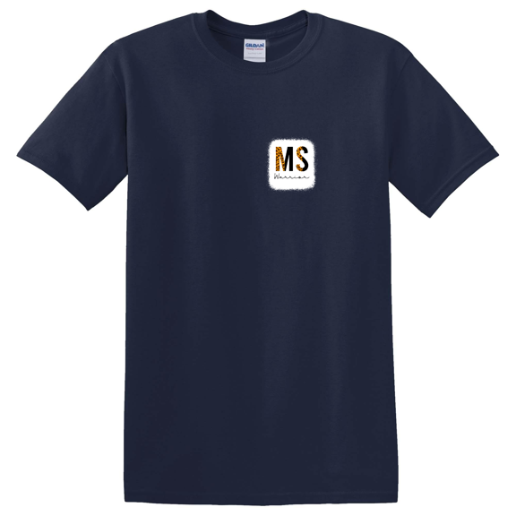 Multiple Sclerosis Awareness Orange Ribbon Graphic T-Shirt