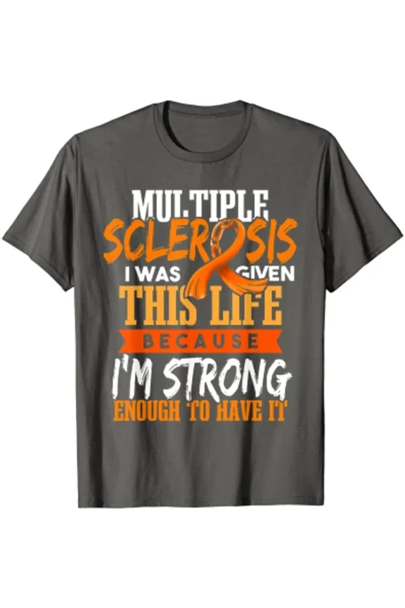 Multiple Sclerosis Awareness Orange Ribbon T-shirt