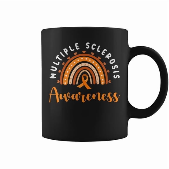 Multiple Sclerosis Awareness Rainbow Ms Awareness Coffee Mugs