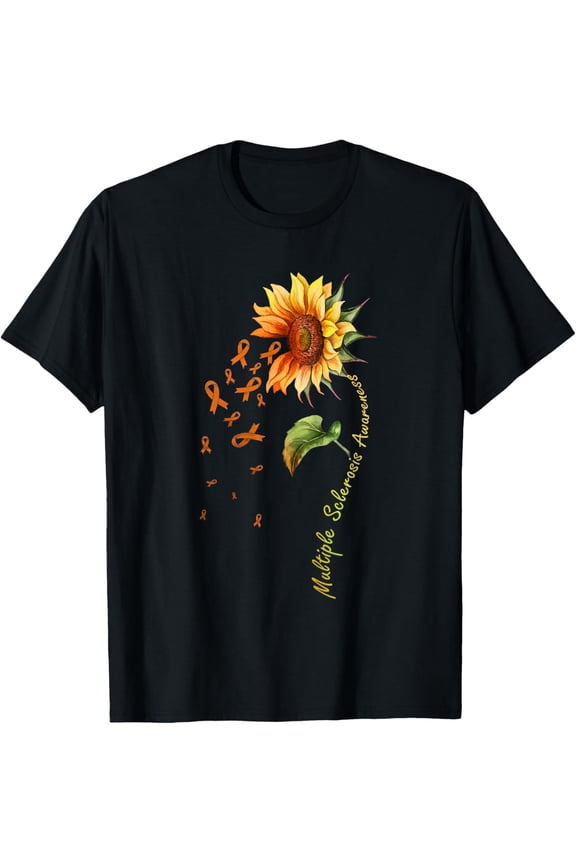 Multiple Sclerosis Awareness Sunflower Shirt MS Awareness T-Shirt