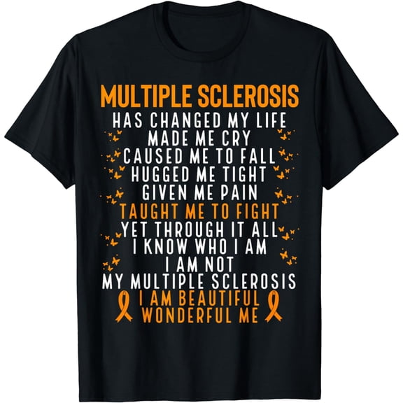 Multiple Sclerosis Awareness Survivor Cure Fight MS, Warrior T-Shirt mens t irt men，black，women，misfits，journey ，boys