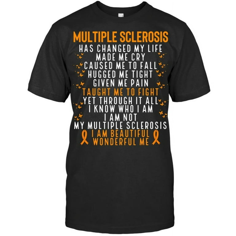 Multiple Sclerosis Warrior T-Shirt - Fight Ms Multiple Sclerosis Warrior T-Shirt - Fight Ms
