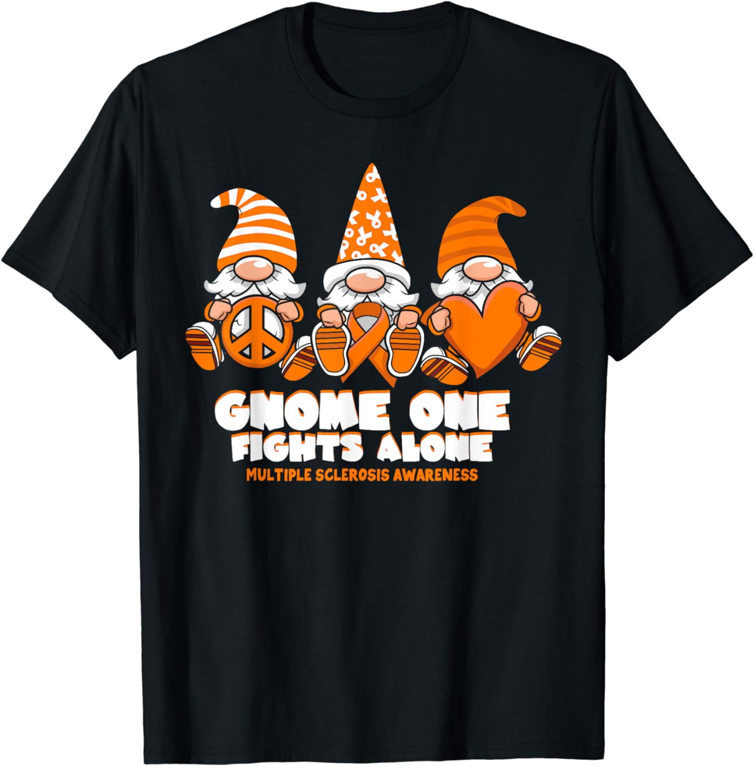Multiple Sclerosis Awareness Shirt No One Fights Alone Gift Multiple Sclerosis Awareness Shirt No One Fights Alone Gift