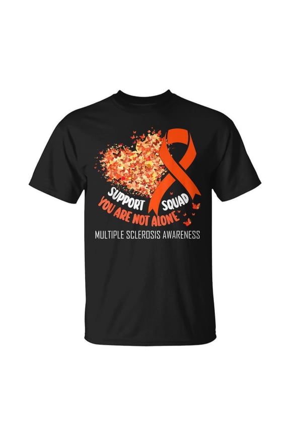 Multiple Sclerosis Ribbon Support Squad Ms Awareness TShirt
