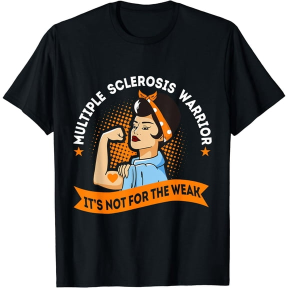 Multiple Sclerosis Warrior Multiple Sclerosis Awareness T-Shirt