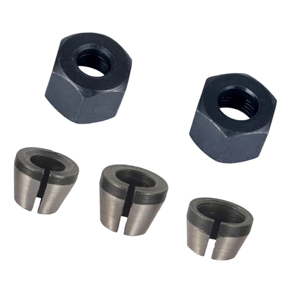 Multiple Size Compatible Router Collet Adapter for Engraving Machines Facilitating Easy Bit Changes and Stable Operations
