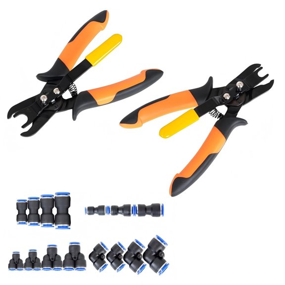 Multiple Size Pneumatic Quick Coupler Disconnect Tool With Comfortable Grip For Industrial Applications Water Air Systems