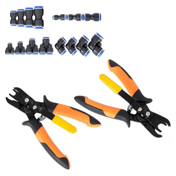Multiple Size Pneumatic Quick Coupler Disconnect Tool With Comfortable Grip For Industrial Applications Water Air Systems