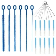 Multiple-Size Shower Head Cleaner Tool, TSV Shower Head Cleaning Brush Picks & Heavy Duty Straw Cleaner Brush Set