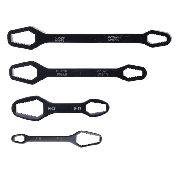 Multiple Size Tightening Spanner Set 4Pcs Highly Performances Steel Wrench For Mechanics And Handymen Repair Tool
