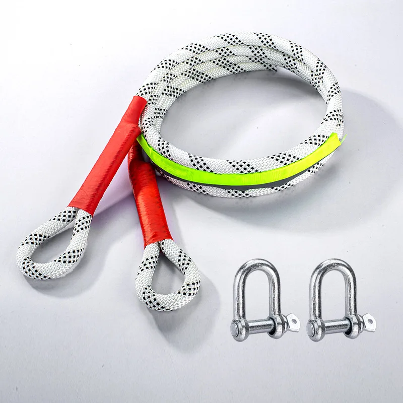 Multiple Sizes Car Outdoor Off-road Trailer Tow Rope Emergency Rescue ...