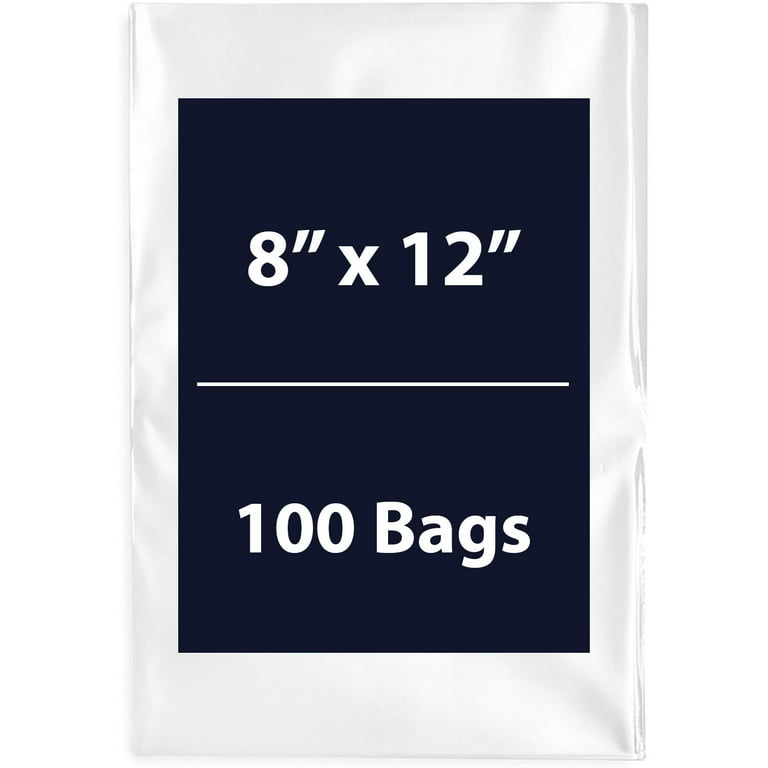 Multiple Sizes Clear Flat Poly Bags 8