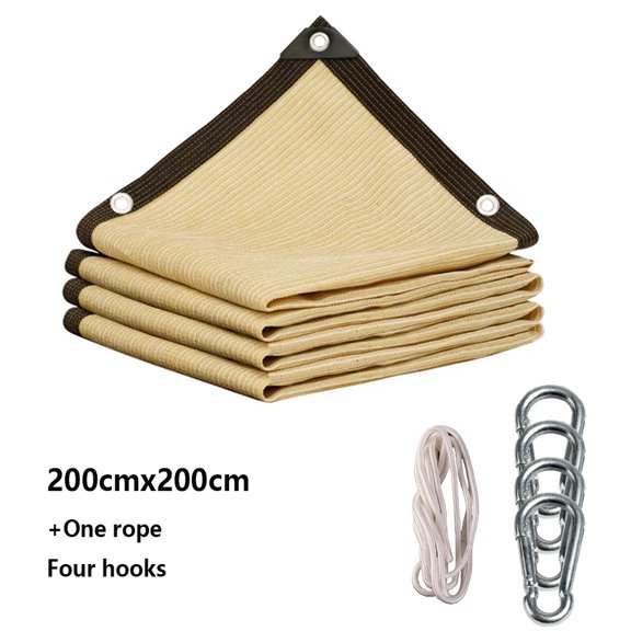 Multiple Sizes HDPE Sunshade Net Home Garden UV Protection 85-90% Sunshade Net Balcony Sunshade Car Shed Easy Installation