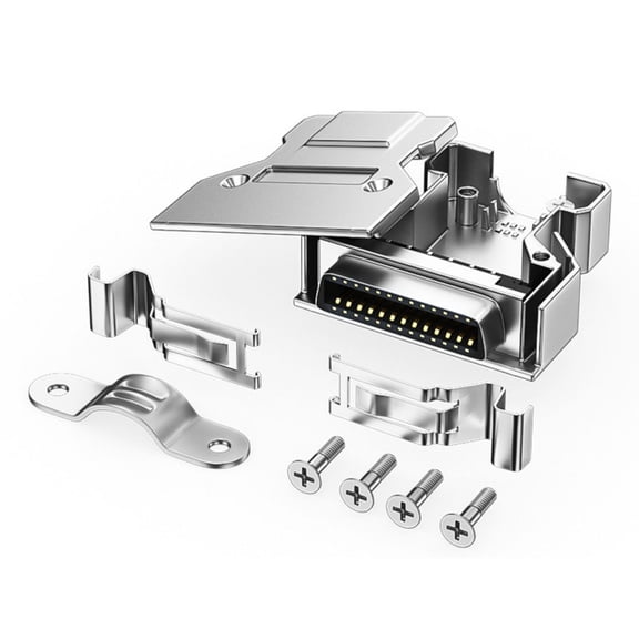 Multiple Style SCSI Female Connectors for Wiring with Copper Contacts Plug and Play Metal Housing SCSI Cable Adapter