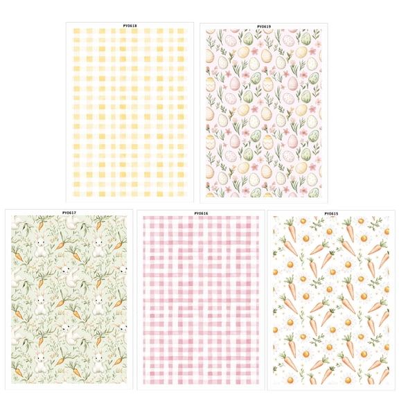Multiple Surfaces Water Slide Decals Clay Transfer Paper Water Slide Stickers Perfect for Easter Craft and Gifts