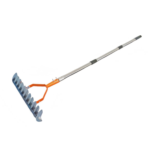 Multiple Terrain Yard Detachable Rakes Detachable Design For Fallen Leaves Tight Spaces Ergonomic Grip Gardening Tool
