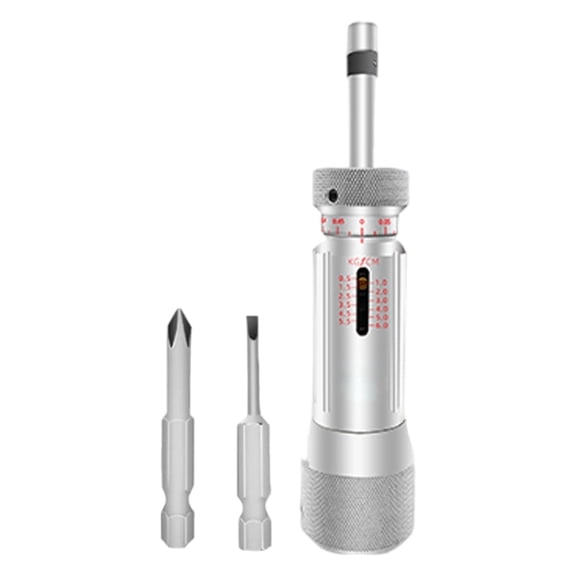 Multiple Torques Screwdriver Adjustable Setting High Visibilities Scale Solid Metal Shank For Electronics Maintenance