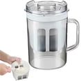 thumbnail image 1 of Multiple Usage Food Strainer, Yogurt Strainer, Maker Soy Milk Juice Tea Filter for Thick Greek Yogurt, Soybean Milk, Kefir, Berries, Soup, Fruit Juice, Coffee Yogurt Press, Strainer for Whey, 1 of 5