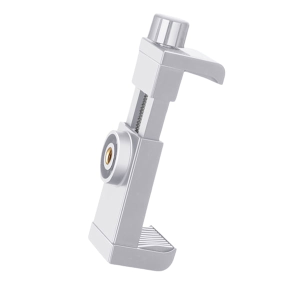 Multiple Use 1/4" Thread Camera Clamp for Secure Webcam Smartphone Positioning