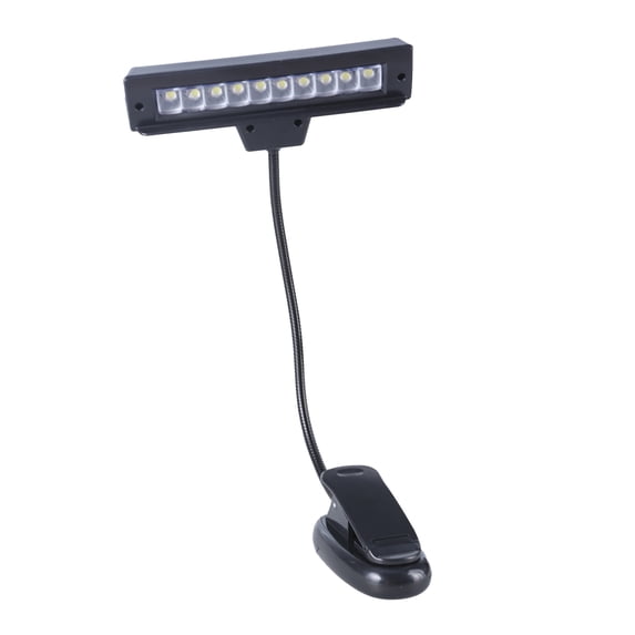 Multiple Use 10LED Clip On Books Light for Books and Outdoors Reading Light, For Reading, Camping, And Night Fishing