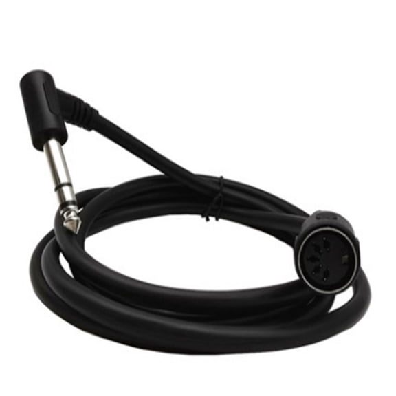 Multiple Use 6.35mm To 5Pin Sound Link Cable For Home Theater 90 Degree Sound Stable Transmission